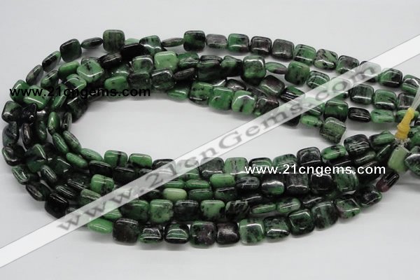 CEP14 15.5 inches 12*12mm square epidote gemstone beads wholesale