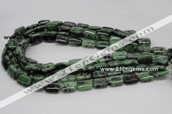 CEP17 15.5 inches 13*18mm rectangle epidote gemstone beads