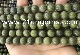 CEP203 15.5 inches 10mm round epidote gemstone beads wholesale