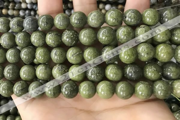 CEP203 15.5 inches 10mm round epidote gemstone beads wholesale