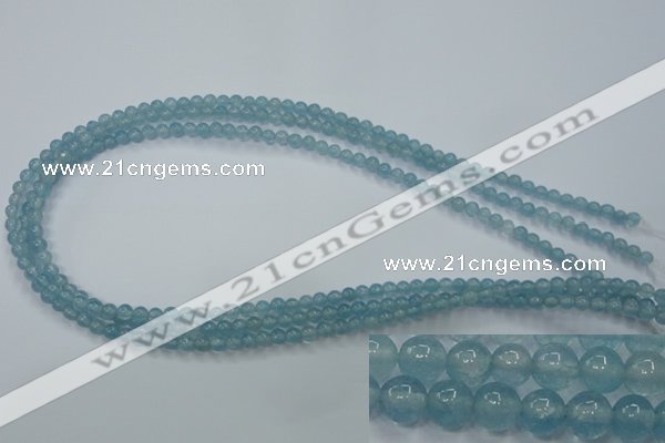 CEQ01 15.5 inches 4mm round blue sponge quartz beads wholesale