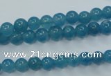 CEQ02 15.5 inches 6mm round blue sponge quartz beads wholesale