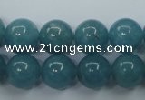 CEQ05 15.5 inches 12mm round blue sponge quartz beads wholesale