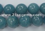 CEQ06 15.5 inches 14mm round blue sponge quartz beads wholesale