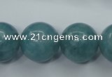 CEQ08 15.5 inches 18mm round blue sponge quartz beads wholesale