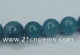 CEQ10 15.5 inches 8mm - 18mm round blue sponge quartz beads wholesale