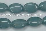 CEQ114 15.5 inches 13*18mm oval blue sponge quartz beads