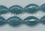 CEQ134 15.5 inches 12*19mm marquise blue sponge quartz beads