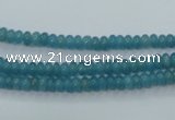 CEQ21 15.5 inches 2*4mm rondelle blue sponge quartz beads