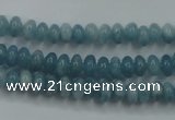 CEQ22 15.5 inches 4*6mm rondelle blue sponge quartz beads