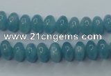 CEQ23 15.5 inches 5*8mm rondelle blue sponge quartz beads