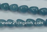 CEQ44 15.5 inches 9*11mm teardrop blue sponge quartz beads