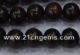 CEY53 15.5 inches 10mm round ebony wood beads wholesale