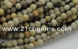 CFA01 15.5 inches 4mm round chrysanthemum agate gemstone beads