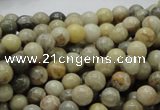 CFA02 15.5 inches 6mm round chrysanthemum agate gemstone beads