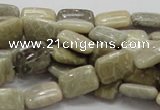 CFA17 15.5 inches 10*14mm rectangle chrysanthemum agate beads