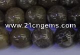 CFC215 15.5 inches 14mm round grey fossil coral beads wholesale