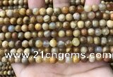 CFC321 15.5 inches 6mm round fossil coral beads wholesale