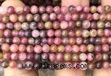 CFE30 15 inches 4mm round fowlerite gemstone beads wholesale