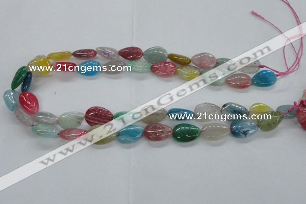 CFG1120 15.5 inches 13*18mm carved leaf agate gemstone beads