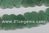 CFG286 15.5 inches 17*25mm carved green aventurine beads