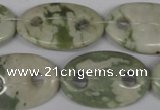 CFG306 15.5 inches 20*30mm carved oval peace stone beads
