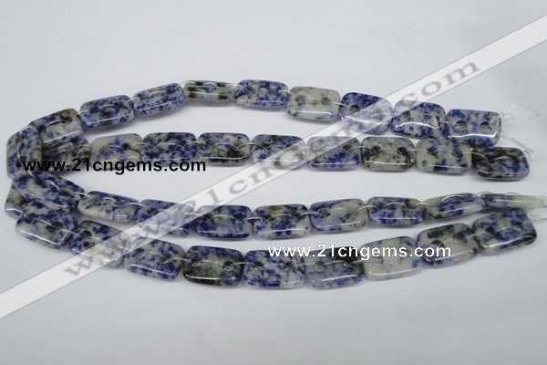 CFG320 15.5 inches 15*20mm carved rectangle sodalite beads