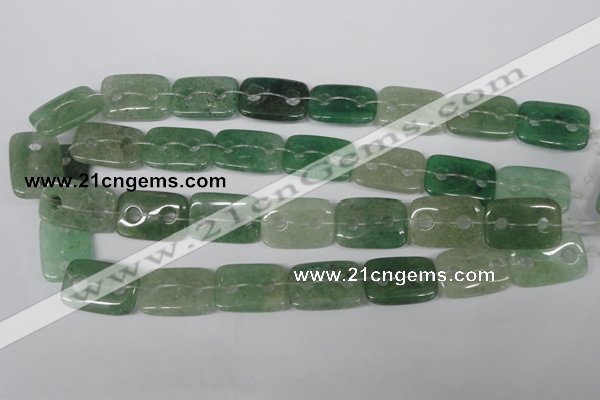 CFG330 15.5 inches 18*25mm carved rectangle Indian aventurine beads