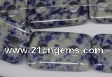 CFG335 15.5 inches 20*30mm carved rectangle sodalite beads