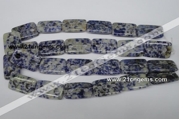 CFG335 15.5 inches 20*30mm carved rectangle sodalite beads