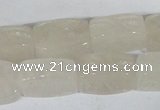 CFG545 15.5 inches 15*20mm carved brick white jade beads