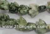 CFG783 15.5 inches 10*15mm carved animal snake dragon jade beads