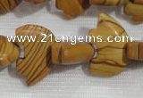 CFG795 12.5 inches 14*18mm carved animal grain stone beads