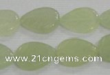 CFG821 12.5 inches 15*20mm carved leaf New jade beads wholesale