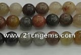 CFJ200 15.5 inches 4mm round fancy jasper beads wholesale