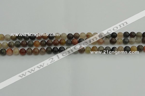 CFJ200 15.5 inches 4mm round fancy jasper beads wholesale