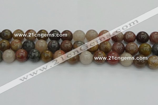 CFJ204 15.5 inches 12mm round fancy jasper beads wholesale