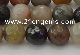 CFJ213 15.5 inches 10mm faceted round fancy jasper beads wholesale