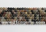 CFJ217 15.5 inches 6mm faceted round fancy jasper beads