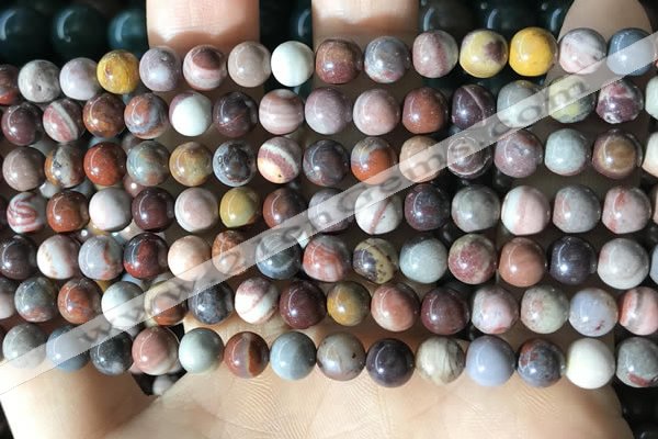 CFJ257 15.5 inches 6mm round fantasy jasper beads wholesale