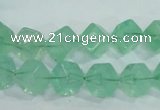 CFL100 15.5 inches 8*8mm cube natural green fluorite gemstone beads
