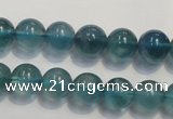 CFL1002 15.5 inches 8mm round blue fluorite beads wholesale