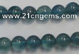 CFL1003 15.5 inches 10mm round blue fluorite beads wholesale