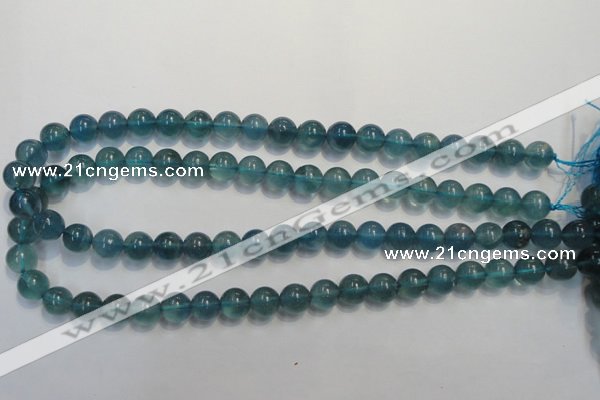 CFL1003 15.5 inches 10mm round blue fluorite beads wholesale