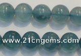 CFL1004 15.5 inches 12mm round blue fluorite beads wholesale