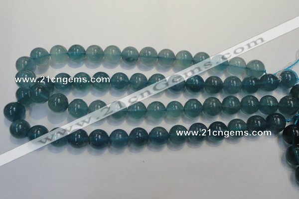 CFL1004 15.5 inches 12mm round blue fluorite beads wholesale