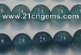 CFL1005 15.5 inches 14mm round blue fluorite beads wholesale