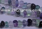 CFL1077 15 inches 5*8mm nuggets natural fluorite gemstone beads