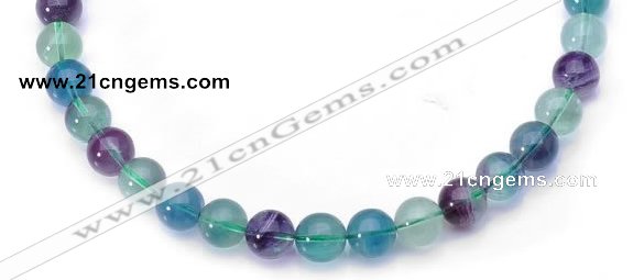 CFL11 16 inch 4mm round A- grade natural fluorite bead Wholesale