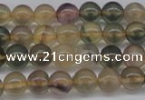 CFL1102 15.5 inches 8mm round yellow fluorite gemstone beads